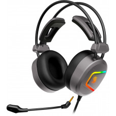 Наушники с микрофоном A4Tech Bloody MC750 серый 2.3м мониторные USB оголовье (MC750 GREY)