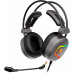 Наушники с микрофоном A4Tech Bloody MC750 серый 2.3м мониторные USB оголовье (MC750 GREY)