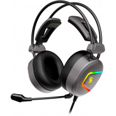 Наушники с микрофоном A4Tech Bloody MC750 серый 2.3м мониторные USB оголовье (MC750 GREY)
