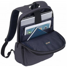 Рюкзак для ноутбука 15.6" Riva 7760 черный полиэстер