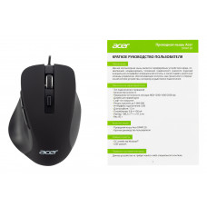 Мышь Acer OMW120 черный оптическая (2000dpi) USB (6but)