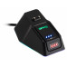 Мышь Оклик GMNG 980GMW черный оптическая (10000dpi) беспроводная USB для ноутбука (7but)