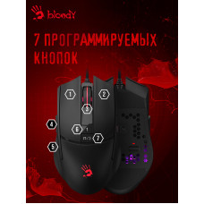 Мышь A4Tech Bloody L65 Max черный оптическая (12000dpi) USB (6but)