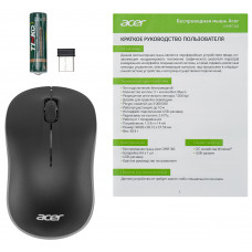 Мышь Acer OMR160 черный оптическая (1200dpi) беспроводная USB (3but)
