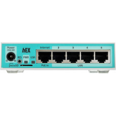 Роутер MikroTik hEX (RB750GR3) 10/100/1000BASE-TX белый