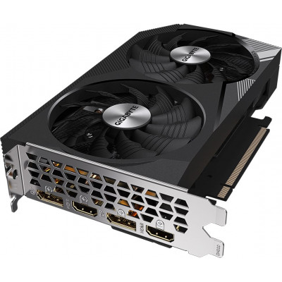Видеокарта Gigabyte PCI-E 4.0 GV-N3060WF2OC-12GD 2.0 NVIDIA GeForce RTX 3060 12288Mb 192 GDDR6 1792/15000 HDMIx2 DPx2 HDCP Ret
