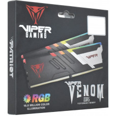 Память DDR5 2x16Gb 7200MHz Patriot PVVR532G720C34K Viper Venom RGB RTL Gaming PC5-57600 CL34 DIMM 288-pin 1.45В kit с радиатором Ret