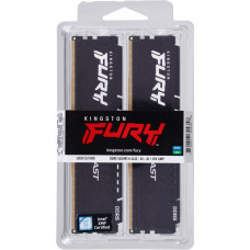 Память DDR5 2x16Gb 5200MHz Kingston KF552C40BBK2-32 Fury Beast RTL Gaming PC5-41600 CL40 DIMM 288-pin 1.25В kit single rank с радиатором Ret