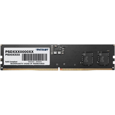 Память DDR5 32Gb 4800MHz Patriot PSD532G48002 Signature RTL PC5-38400 CL40 DIMM ECC 288-pin 1.1В dual rank Ret