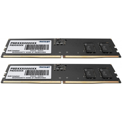 Память DDR5 2x8Gb 4800MHz Patriot PSD516G4800K Signature RTL Gaming PC5-38400 CL40 DIMM ECC 288-pin 1.1В Ret