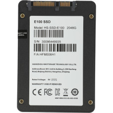 Накопитель SSD Hikvision SATA III 2Tb HS-SSD-E100/2048G HS-SSD-E100/2048G Hiksemi 2.5"