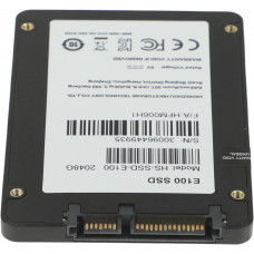 Накопитель SSD Hikvision SATA III 2Tb HS-SSD-E100/2048G HS-SSD-E100/2048G Hiksemi 2.5"