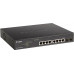 Коммутатор D-Link DGS-1100-10MPPV2/A (L2) 8x1Гбит/с 2SFP 8PoE+ 242W настраиваемый