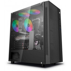 Корпус Deepcool MATREXX 55 MESH черный без БП ATX 2xUSB2.0 1xUSB3.0 audio bott PSU
