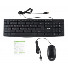 Клавиатура + мышь Acer OMW141 клав:черный мышь:черный USB (ZL.MCEEE.01M)