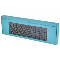 Клавиатура Оклик 120M черный USB
