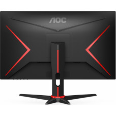 Монитор AOC 27" Q27G2E черный/красный VA LED 1ms 16:9 HDMI матовая 3000:1 250cd 178гр/178гр 2560x1440 155Hz FreeSync Premium DP 2K 4.43кг