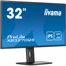 Монитор Iiyama 31.5" ProLite XB3270QS-B5 черный IPS LED 16:9 DVI HDMI M/M матовая HAS Piv 250cd 178гр/178гр 2560x1440 60Hz DP WQ 8.6кг