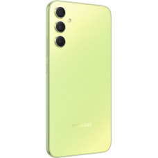 Смартфон Samsung SM-A346E Galaxy A34 5G 128Gb 6Gb зеленый лайм моноблок 3G 4G 2Sim 6.6" 1080x2340 Android 13 48Mpix 802.11 a/b/g/n/ac NFC GPS GSM900/1800 GSM1900 Protect microSD max1024Gb