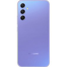 Смартфон Samsung SM-A346E Galaxy A34 5G 128Gb 6Gb лаванда моноблок 3G 4G 2Sim 6.6" 1080x2340 Android 13 48Mpix 802.11 a/b/g/n/ac NFC GPS GSM900/1800 GSM1900 Protect microSD max1024Gb