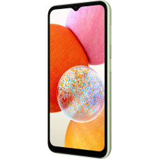 Смартфон Samsung SM-A145 Galaxy A14 64Gb 4Gb светло-зеленый моноблок 3G 4G 2Sim 6.6" 1080x2408 Android 13 50Mpix 802.11 a/b/g/n/ac GPS GSM900/1800 GSM1900 microSD max1024Gb