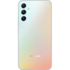 Смартфон Samsung SM-A346E Galaxy A34 5G 128Gb 6Gb серебристый моноблок 3G 4G 2Sim 6.6" 1080x2340 Android 13 48Mpix 802.11 a/b/g/n/ac NFC GPS GSM900/1800 GSM1900 Protect microSD max1024Gb