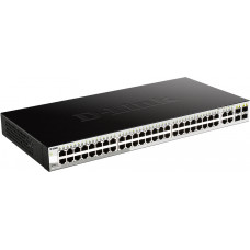 Коммутатор D-Link DGS-1210-52/FL2A (L2) 52x1Гбит/с 4xКомбо(1000BASE-T/SFP) управляемый