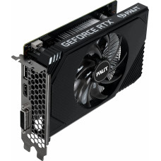 Видеокарта Palit PCI-E 4.0 RTX3050 STORMX OC NVIDIA GeForce RTX 3050 6Gb 96bit GDDR6 1042/14000 DVIx1 HDMIx1 DPx1 HDCP Ret