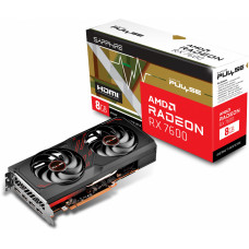 Видеокарта Sapphire PCI-E 4.0 11324-01-20G PULSE RX 7600 GAMING AMD Radeon RX 7600 8Gb 128bit GDDR6 2355/17500 HDMIx1 DPx3 HDCP Ret