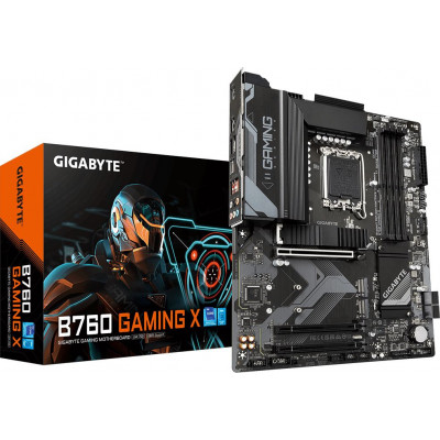 Материнская плата Gigabyte B760 GAMING X Soc-1700 Intel B760 4xDDR5 ATX AC`97 8ch(7.1) 2.5Gg RAID+HDMI+DP
