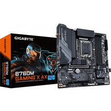 Материнская плата Gigabyte B760M GAMING X AX Soc-1700 Intel B760 4xDDR5 mATX AC`97 8ch(7.1) 2.5Gg RAID+HDMI+DP