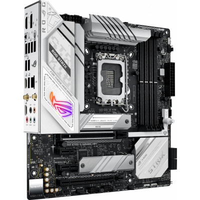 Материнская плата Asus ROG STRIX B760-G GAMING WIFI Soc-1700 Intel B760 4xDDR5 mATX AC`97 8ch(7.1) 2.5Gg RAID+HDMI+DP