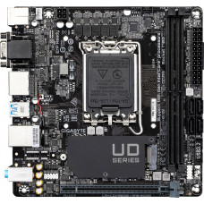 Материнская плата Gigabyte H610I Soc-1700 Intel H610 2xDDR5 mini-ITX AC`97 8ch(7.1) GbLAN+VGA+HDMI+DP