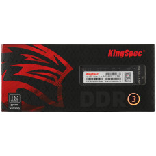 Память DDR3 4Gb 1600MHz Kingspec KS1600D3P15004G RTL PC3-12800 CL11 DIMM 240-pin 1.5В dual rank Ret
