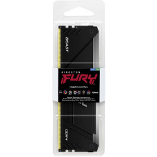 Память DDR4 8GB 3733MHz Kingston KF437C19BB2A/8 Fury Beast RGB RTL Gaming PC4-29900 CL19 DIMM 288-pin 1.35В single rank с радиатором Ret