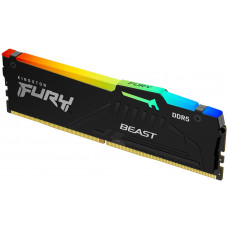 Память DDR5 8GB 5200MHz Kingston KF552C36BBEA-8 Fury Beast Expo RGB RTL Gaming PC5-41600 CL36 DIMM 288-pin 1.25В kit single rank с радиатором Ret
