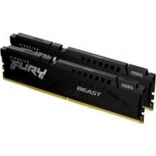Память DDR5 2x32GB 5200MHz Kingston KF552C36BBEK2-64 Fury Beast Black Expo RTL Gaming PC5-41600 CL36 DIMM 288-pin 1.25В kit single rank с радиатором Ret