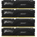 Память DDR5 4x16GB 5200MHz Kingston KF552C40BBK4-64 Fury Beast Black RTL Gaming PC5-41600 CL40 DIMM 288-pin 1.25В kit single rank с радиатором Ret