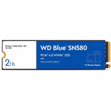 Накопитель SSD WD S PCIe 4.0 x4 2TB WDS200T3B0E Blue SN580 M.2 2280