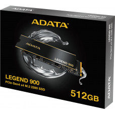 Накопитель SSD A-Data PCIe 4.0 x4 512GB SLEG-900-512GCS Legend 900 M.2 2280
