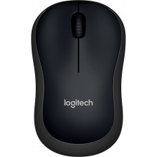 Мышь Logitech B220 черный оптическая (1000dpi) silent беспроводная USB (2but)