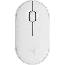 Мышь Logitech M350 белый оптическая (1000dpi) беспроводная BT/Radio USB (2but)