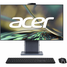 Моноблок Acer Aspire S27-1755 27" WQHD i7 1260P (2.1) 16Gb SSD1Tb Iris Xe CR Eshell GbitEth WiFi BT 135W клавиатура мышь Cam серый 2560x1440