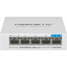 Коммутатор Keenetic KN-4610 (L2) 5x1Гбит/с 4PoE+ 60W неуправляемый
