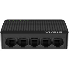 Коммутатор Digma DSW-105GE DSW-105GEV2 5x1Гбит/с неуправляемый