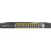 Коммутатор Netis P124GH (L2) 24x100Мбит/с 2x1Гбит/с 1xКомбо(1000BASE-T/SFP) 1SFP 24PoE 24PoE+ 360W неуправляемый