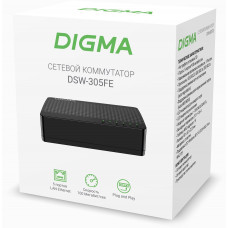 Коммутатор Digma DSW-305FE 5x100Мбит/с неуправляемый