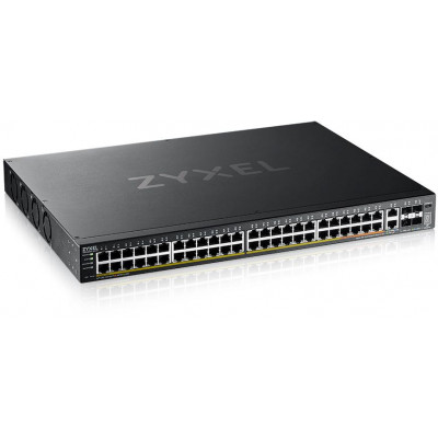 Коммутатор Zyxel NebulaFlex Pro XGS2220-54FP-EU0101F 48x1Гбит/с 2x10Гбит/с 4SFP+ 40PoE+ 10PoE++ 960W управляемый