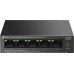 Коммутатор TP-Link LS105LP (L2) 5x100Мбит/с 4PoE 41W неуправляемый