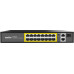 Коммутатор Netis P116GH (L2) 16x100Мбит/с 2x1Гбит/с 1SFP 16PoE 16PoE+ 240W неуправляемый